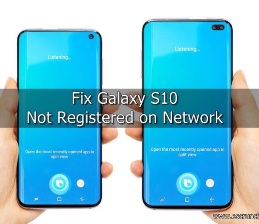 Galaxy S10 Not Registered on Network