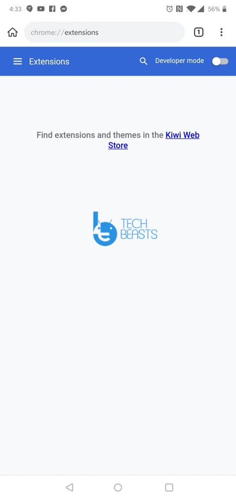 Google Chrome Extensions on Android