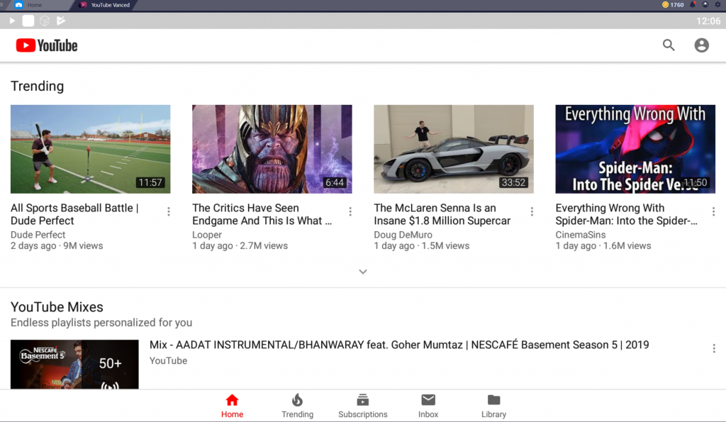 youtube vanced for pc windows 10