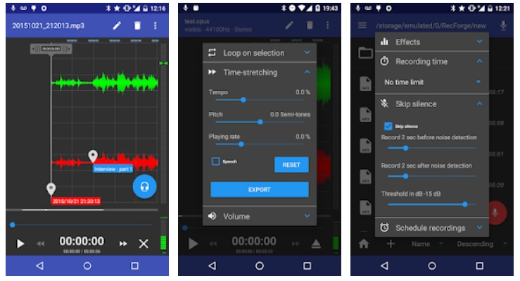 free android recording apps