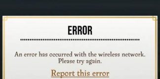 harry potter wizards unite Error has occurred with wireless network guide