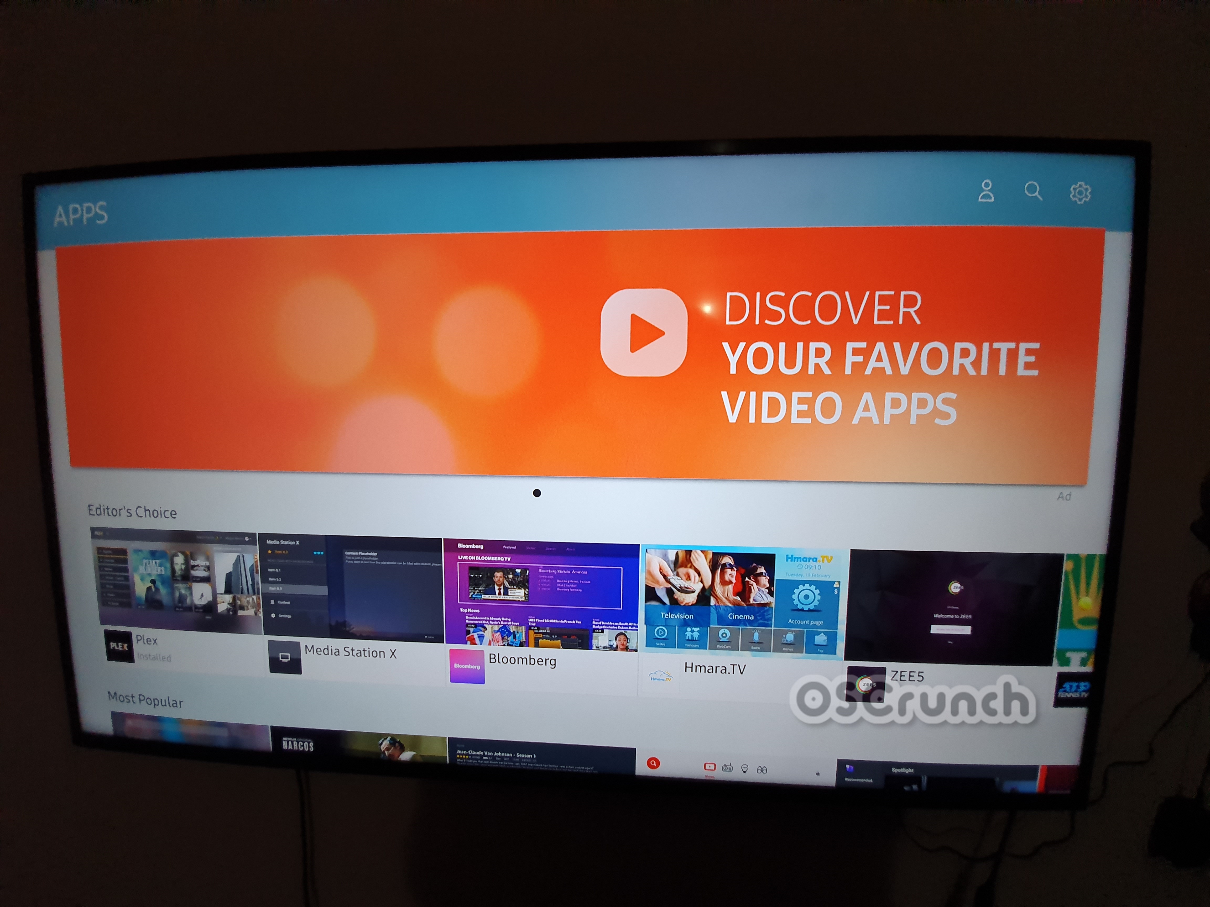 Smart TV, Apps with Smart Hub