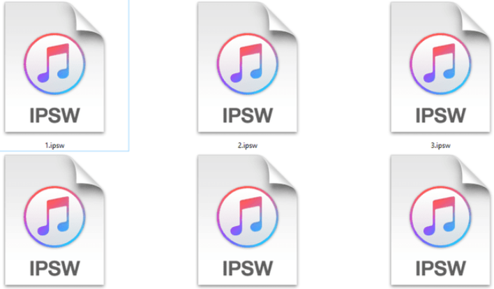 install Firmware IPSW File on iPhone or iPad