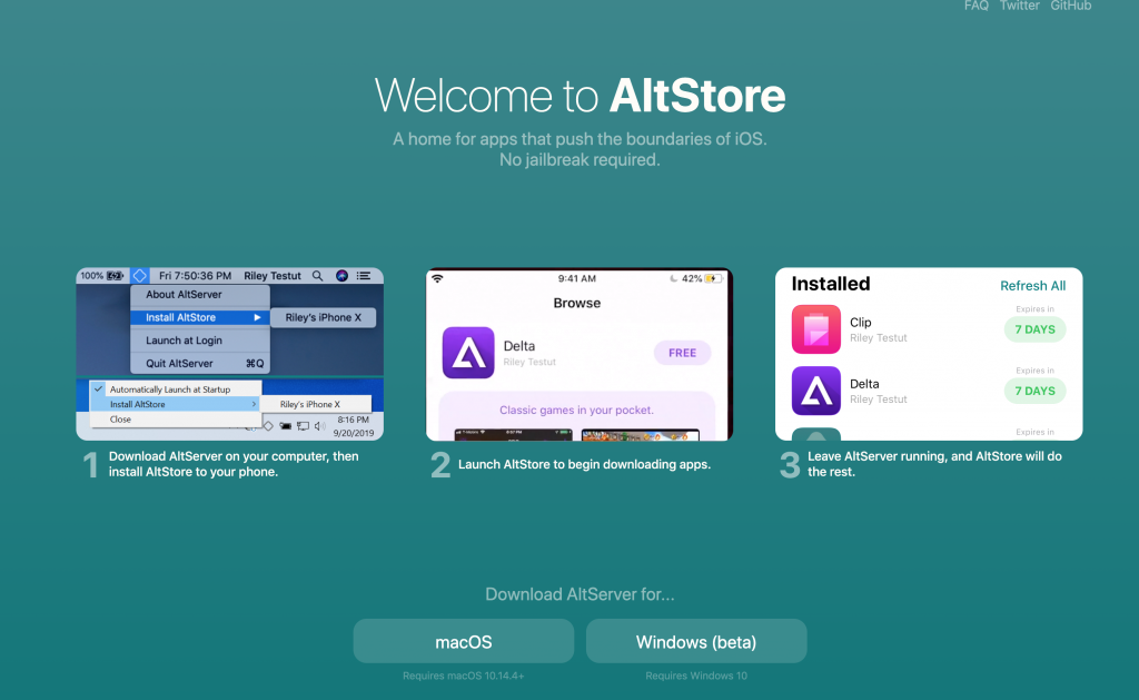 Download AltStore