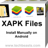 manually install XAPK files on Android