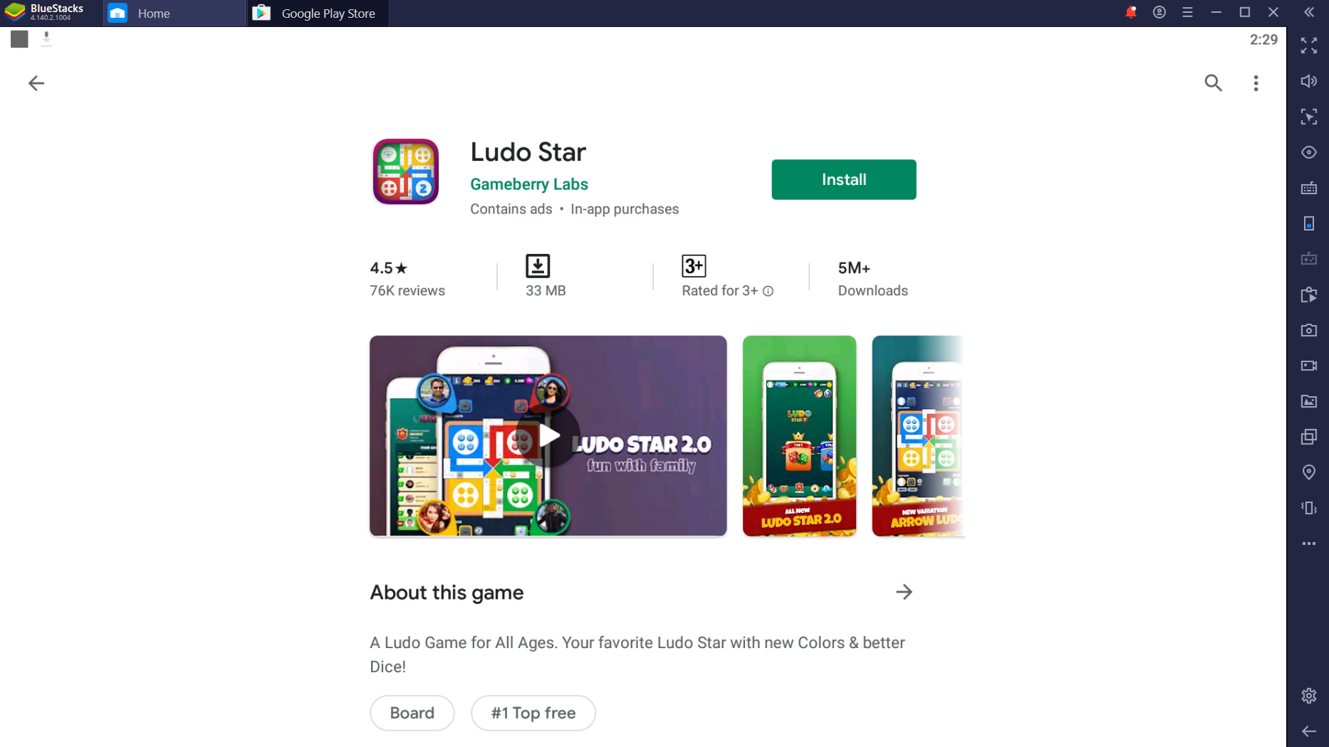 Ludo Star for PC