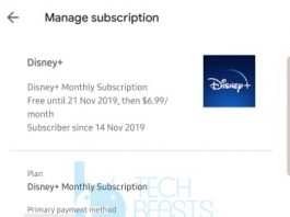 cancel Disney+ subscription
