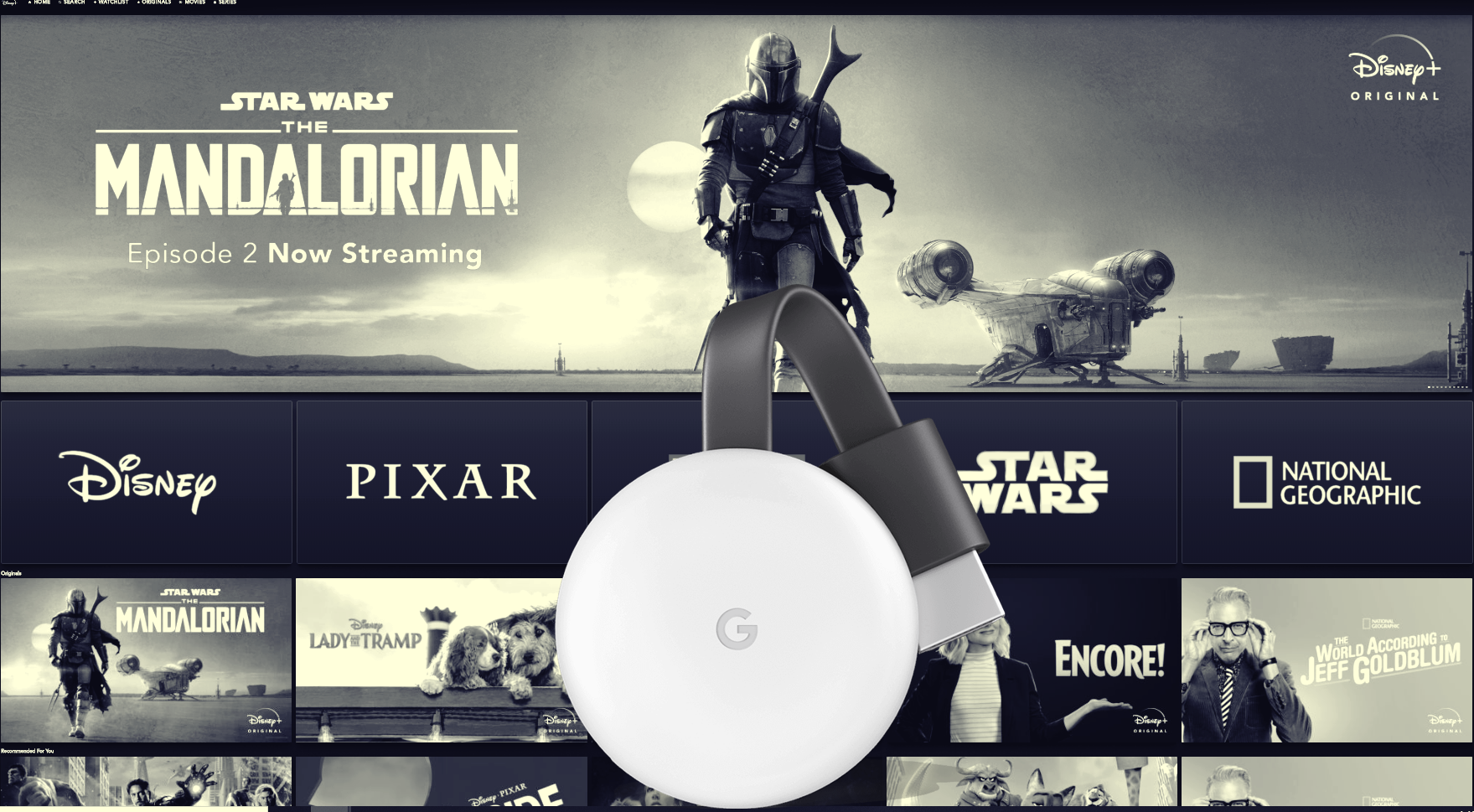 How to cast Disney+ with Google Chromecast