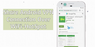 Share Android’s VPN connection