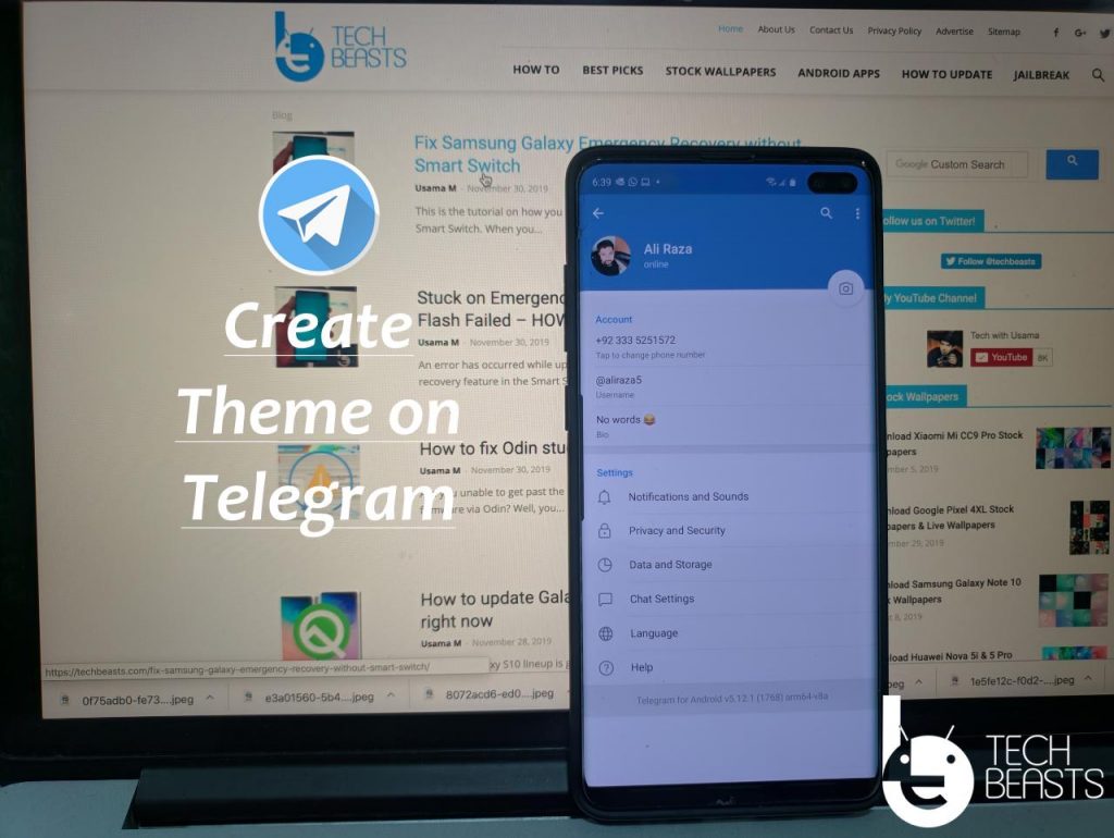 telegram theme