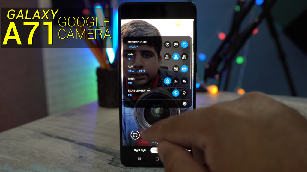 Galaxy A71 Google Camera