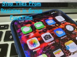 Stop Tiles From Resiz­ing in Group FaceTime
