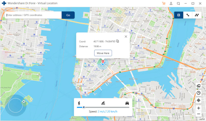 How to change your iOS GPS Location? Dr. Fone Virutal Location