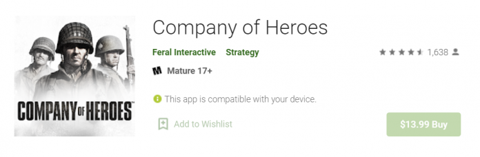 can i play company of heroes on windows 10