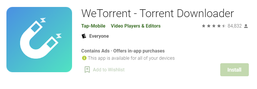 WeTorrent for Mac