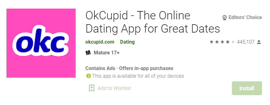 OkCupid - The #1 Online Dating App for Great Date…