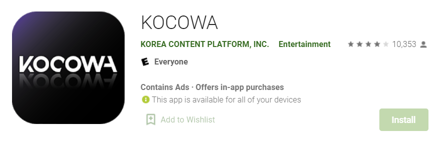 Kocowa for Mac