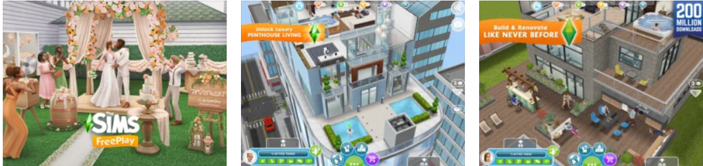 Sims Freeplay app PC download