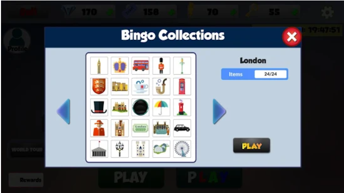 Blackout Bingo app on Windows
